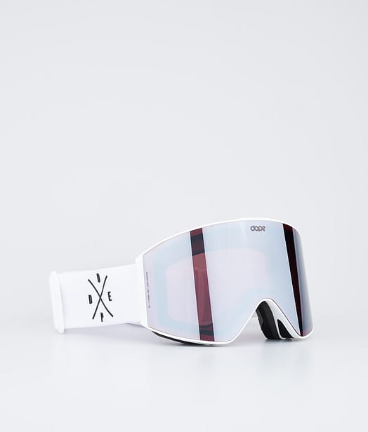 Dope Sight Skibrille White/Silver Mirror