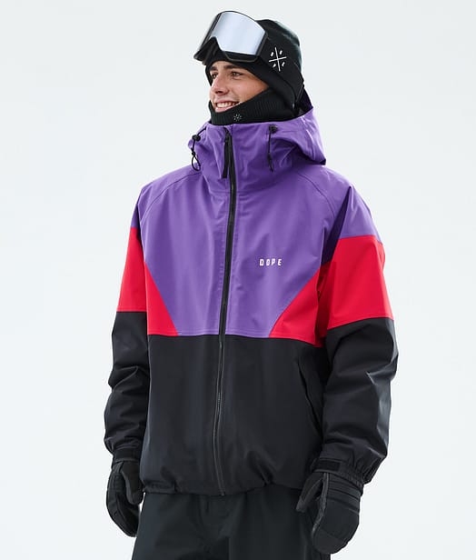 Dope Spartan Skijacke Herren Sport Vivid Purple/Red/Black