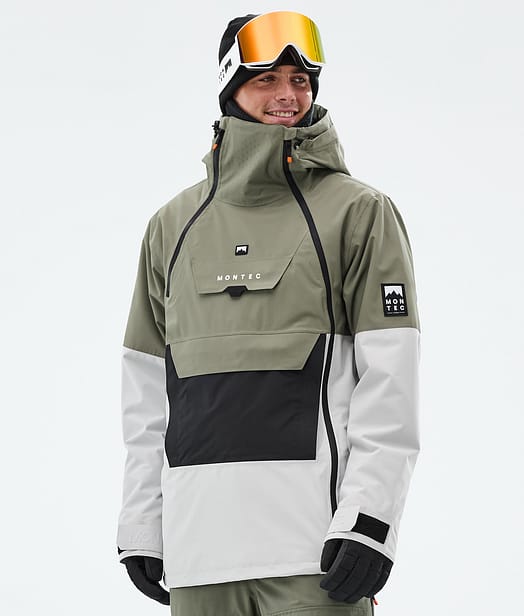Montec Doom Skijacke Herren Greenish/Black/Light Grey