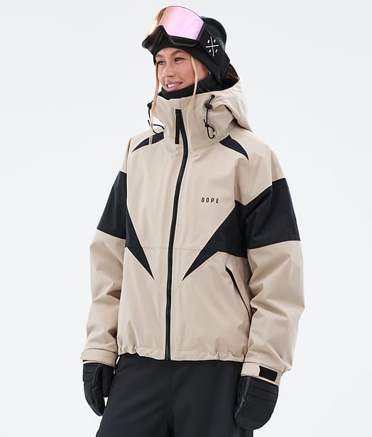 Dope Spartan W Skijacke Damen Spike Sand/Black