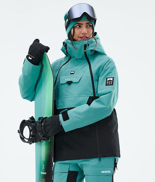 Montec Doom W Snowboardjacke Damen Turquoise/Black