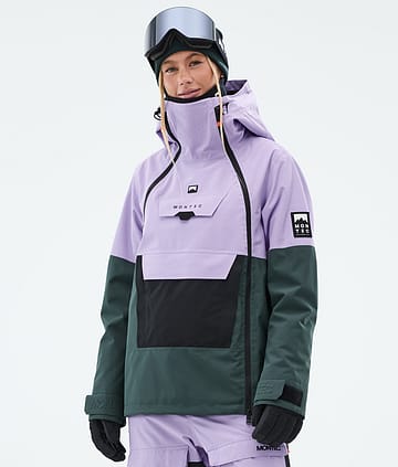 Montec Doom W Snowboardjacke Damen Faded Violet/Black/Dark Atlantic