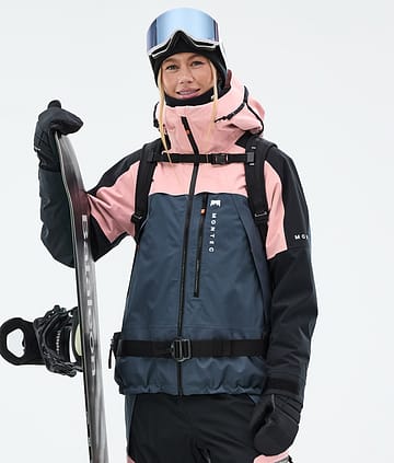 Montec Oracle W Snowboardjacke Damen Soft Pink/Black/Metal Blue