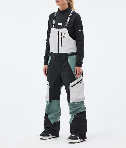Montec Dozer W Snowboardhose Damen Light Grey/Black/Atlantic