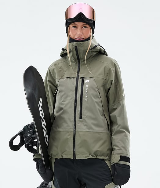 Montec Oracle W Snowboardjacke Damen Greenish