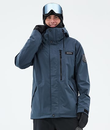 Dope Blizzard Full Zip Snowboardjacke Herren Metal Blue