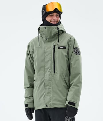 Dope Blizzard Full Zip Snowboardjacke Herren Moss Green