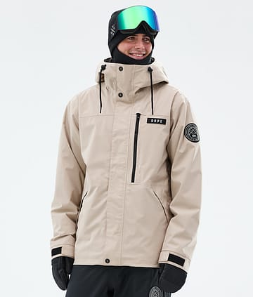 Dope Blizzard Full Zip Snowboardjacke Herren Sand