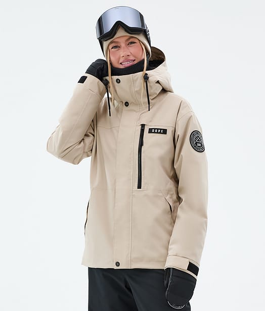 Dope Blizzard W Full Zip Snowboardjacke Damen Sand
