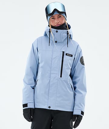 Dope Blizzard W Full Zip Snowboardjacke Damen Light Blue