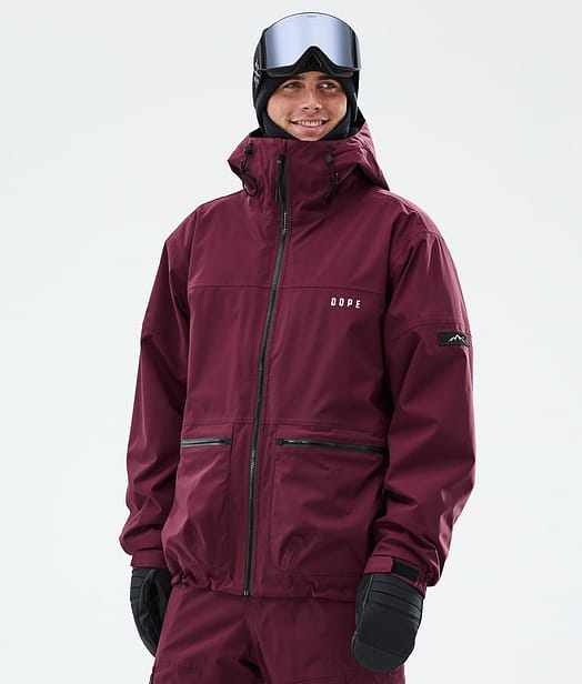 Dope Vertex Skijacke Herren Burgundy