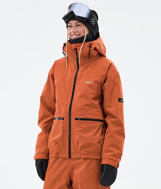 Dope Vertex W Snowboardjacke Damen Burned Orange