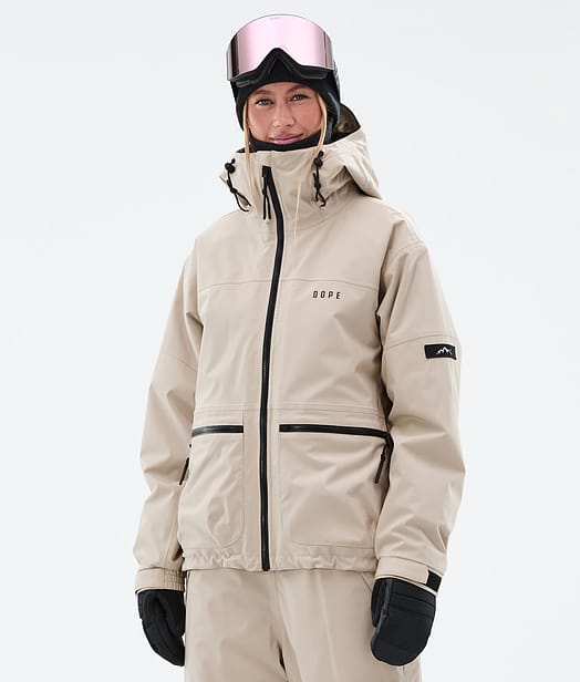 Dope Vertex W Snowboardjacke Damen Sand
