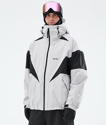Dope Spartan Snowboardjacke Herren Spike Light Grey/Black