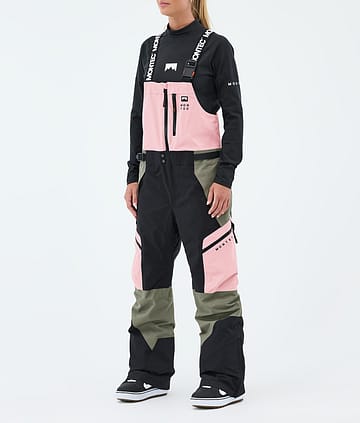 Montec Dozer W Snowboardhose Soft Pink/Greenish/Black