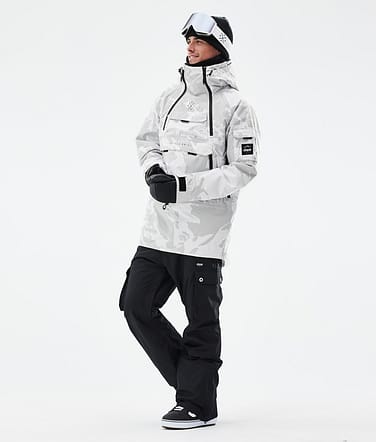 Dope Akin Snowboard Outfit Herren Grey Camo/Black