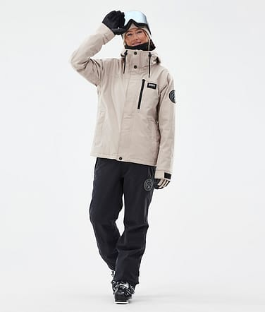 Dope Blizzard W Full Zip Ski Outfit Damen Sand/Black