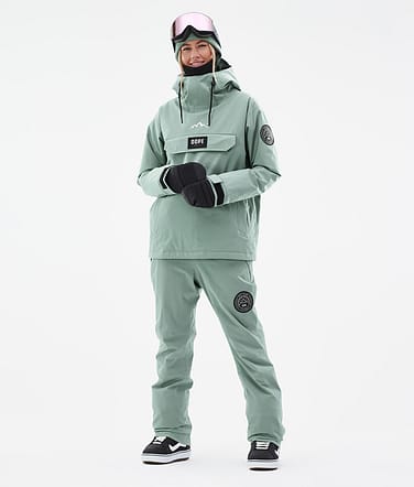 Dope Blizzard W Snowboard Outfit Damen Faded Green/Faded Green