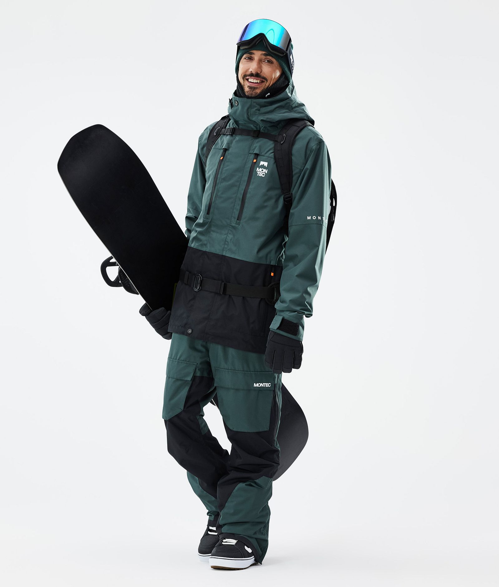 Montec Fawk Snowboard Outfit Herren Dark Atlantic/Black, Image 1 of 2