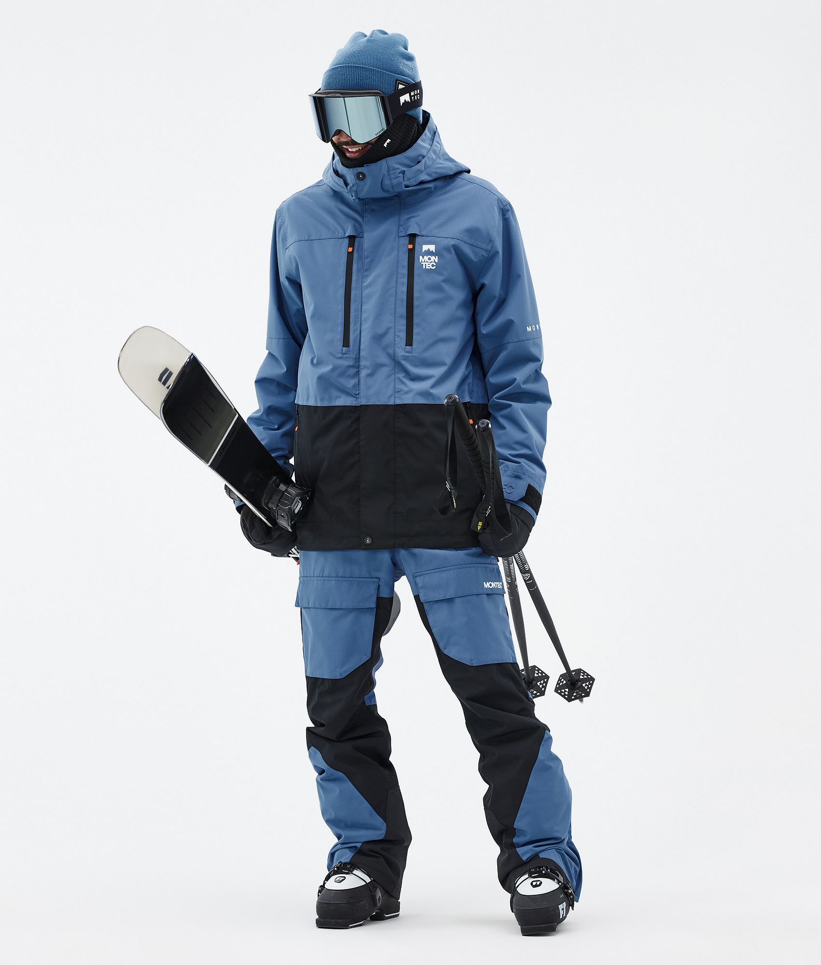 Montec Fawk Ski Outfit Herren Blue Steel/Black, Image 1 of 2