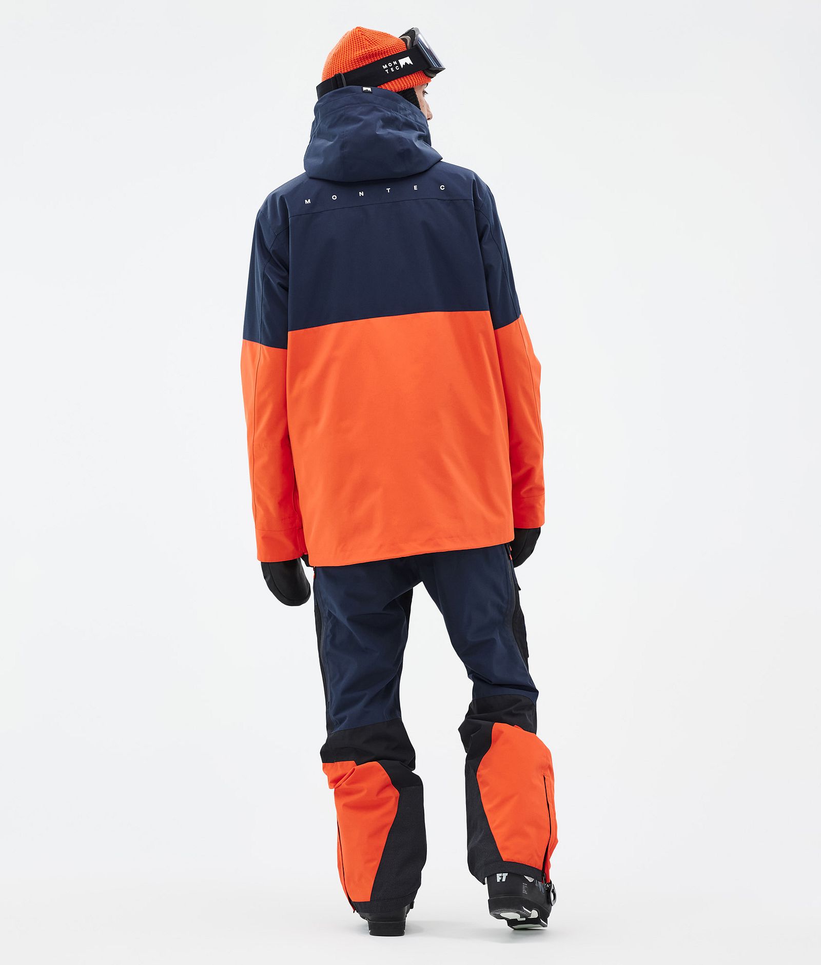 Montec Doom Ski Outfit Herren Dark Blue/Black/Orange, Image 2 of 2