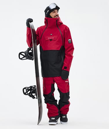 Montec Doom Snowboard Outfit Herren Deep Red/Black