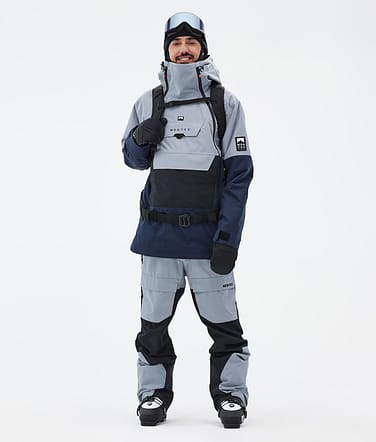 Montec Doom Ski Outfit Herren Soft Blue/Black/Dark Blue