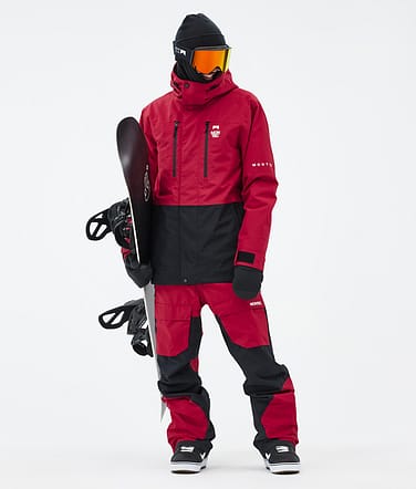 Montec Fawk Snowboard Outfit Herren Deep Red/Black