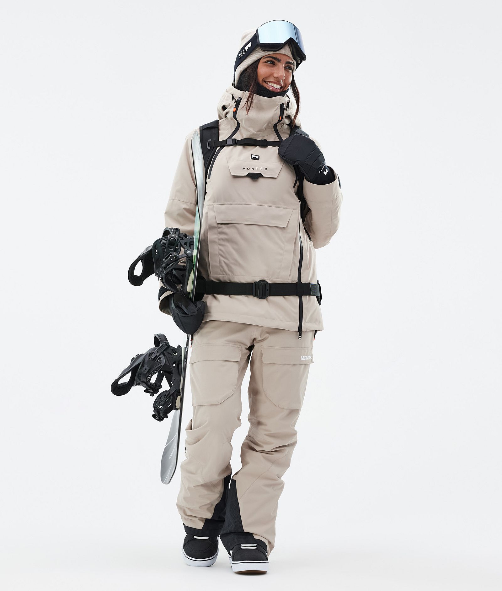 Montec Doom W Snowboard Outfit Damen Sand/Sand, Image 1 of 2