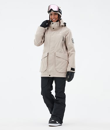 Montec Virago W Snowboard Outfit Damen Sand/Black