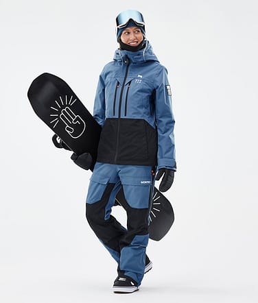 Montec Moss W Snowboard Outfit Damen Blue Steel/Black