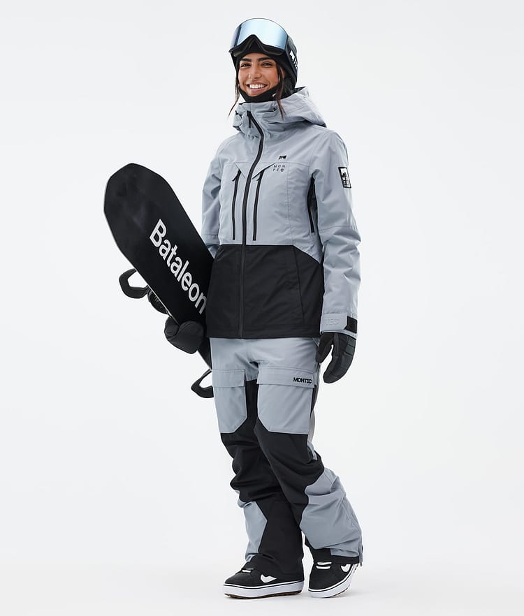 Montec Moss W Snowboard Outfit Damen Soft Blue/Black, Image 1 of 2