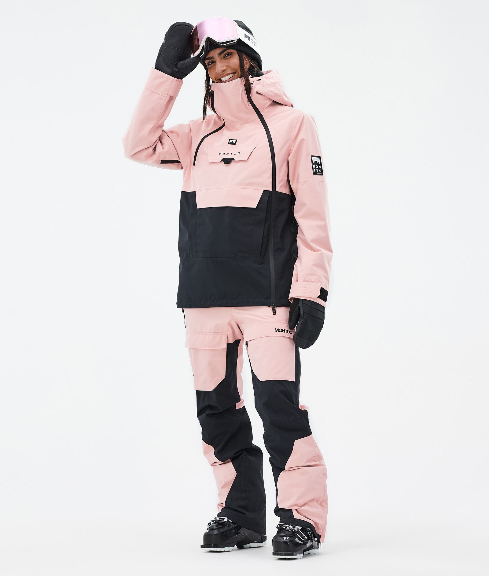 Montec Doom W Ski Outfit Damen Soft Pink/Black, Image 1 of 2