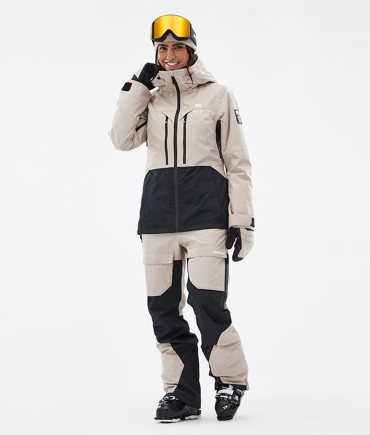 Montec Moss W Ski Outfit Damen Sand/Black, Image 1 of 2