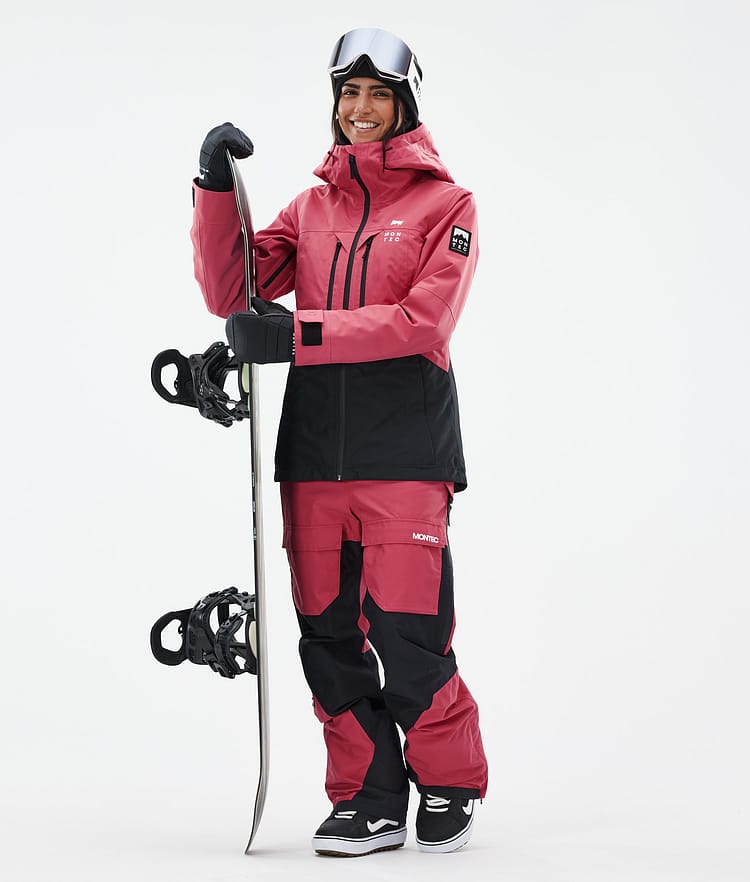 Montec Moss W Snowboard Outfit Damen Light Red/Black, Image 1 of 2