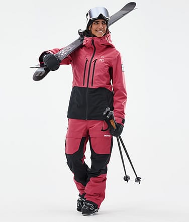 Montec Moss W Ski Outfit Damen Light Red/Black